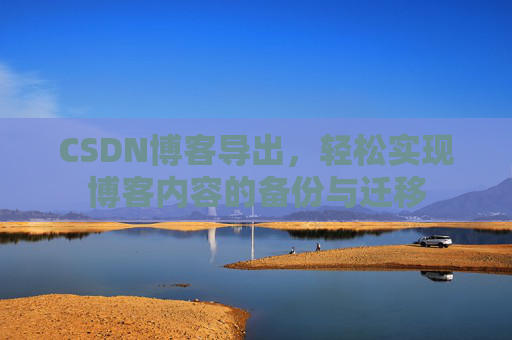 CSDN博客导出，轻松实现博客内容的备份与迁移
